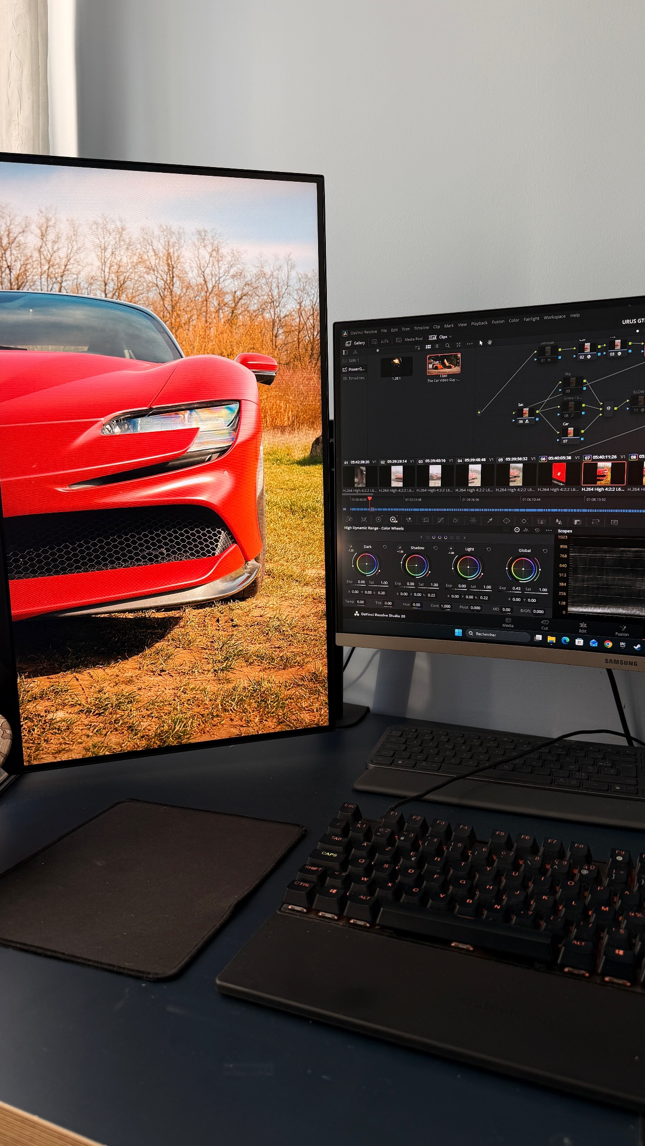 Travail de retouche et montage sur ordinateur — GTP Luxury