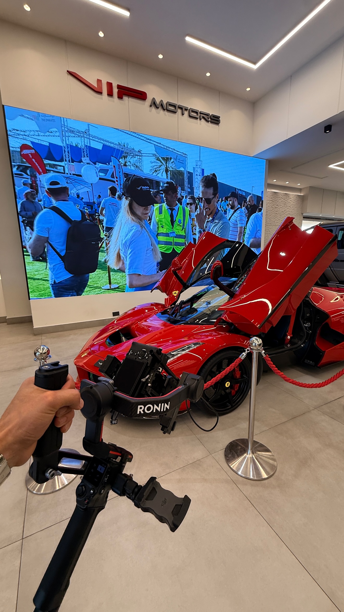 Backstage VIP Motor UAE — flotte supercars